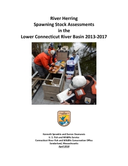 CTR River Herring Spawning Stock Assessments 2013-2017