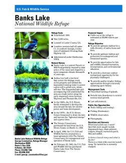 Banks Lake NWR Fact Sheet