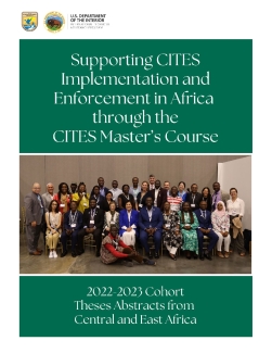 CITES Master's Course 2022-2023 Abstract Booklet