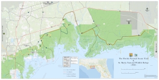 Florida Trail Map - St. Marks NWR