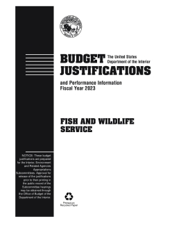 Fiscal Year 2023 Fish and Wildlife Service Budget Justification