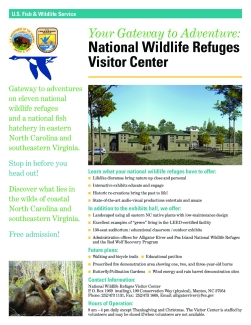 Gateway National Wildlife Refuges Visitor Center Flyer
