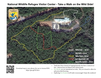 Coastal North Carolina NWRs Gateway Visitor Center Trail Map