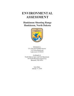 Hankinson Shooting Range Draft Environmental Assessment