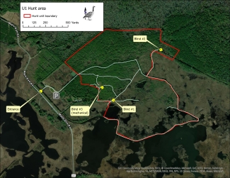Deer Hunt - Area U1 Map
