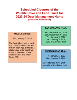 Blackwater Hunt Closures 2023-24