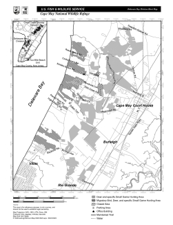Delaware Bay Division Hunting Map