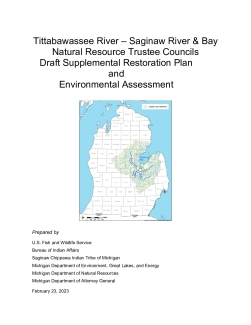 Tittabawassee River – Saginaw River & Bay Natural Resource Trustee Councils Draft Supplemental Restoration Plan and Environmental Assessment