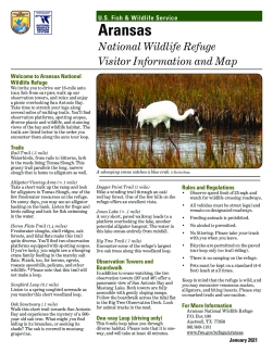 Aransas NWR Trail Map and Guide 2022