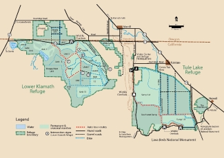 Tule Lake Trails Map