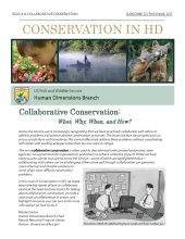 Cover page: Collaborative Conservation Newsletter
