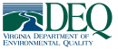 A river stretching into the distance with words DEQ Virginia Department of Environmental Quality