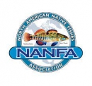 Illustration of colorful freshwater fish with text that reads: "North American Native Fishes Association (NANFA)"