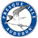 Presque Isle Audubon logo, depicting a blue and white circle with a bird in the center.