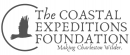 Graphic black and white logo for The Coastal Expeditions Foundation