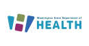 Logo that reads "Washington State Department of Health"