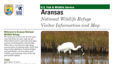 Aransas National Wildlife Refuge Trail Map