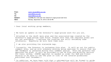 [CCARM] Re-draft plan from Governor's sage-gro....