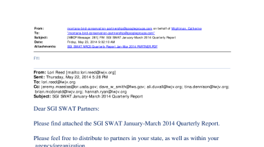 [MBCP Message_ 281] FW_ SGI SWAT January-March ....
