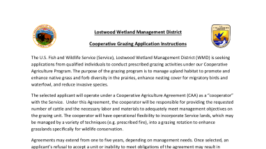Lostwood WMD Grazing Application Instructions 2024