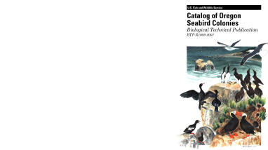 Catalog of Oregon seabird colonies - Cover