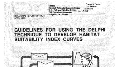 Guidelines for using the Delphi technique to develop habitat suitability index curves