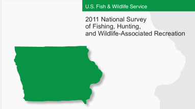 2011 national survey of fishing, hunting, and wildlife-associated recreation Iowa