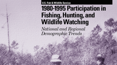 1980-1995 Participation in Fishing, Hunting,and Wildlife Watching National and Regional Demographic Trends Report 96-5