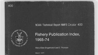 Fishery publication index, 1965-74