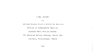 Status of Lampsilis streckeri and Frierson and Arcidens (Arkansia) Wheeleri