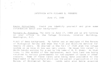 Richard S. Rodgers oral history transcript
