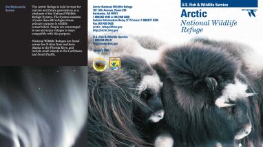 Arctic National Wildlife Refuge brochure