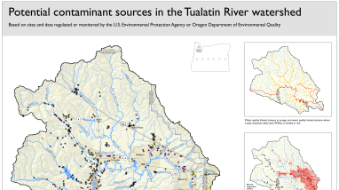 Potential contaminant sources in the Tualatin River watershed