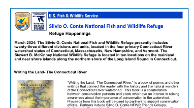 March 2024 Conte Refuge Happenings