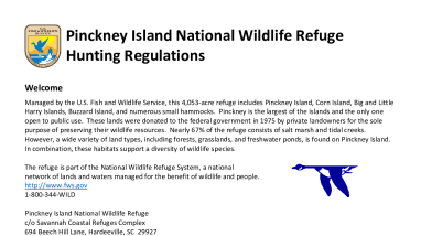 Pinckney Island NWR Hunting Regulations.pdf