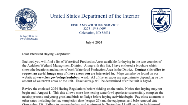 2024 Hay Bid Package Audubon WMD