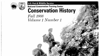 Conservation History, Fall 2008, Volume 1, Number 1