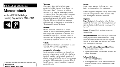 Muscatatuck 2024-2025 Hunting Regulations