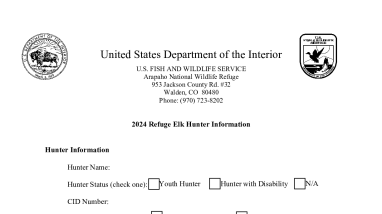 2024 Arapaho Hunter Information and Permit