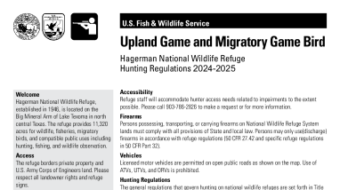 Upland Game Regulations 2025