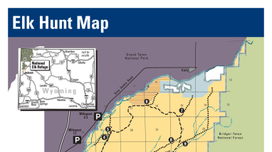 2024 National Elk Refuge (Elk Hunt Map)