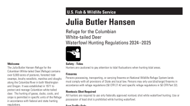 2024-25 Hunt Brochure Julia Butler Hansen Refuge
