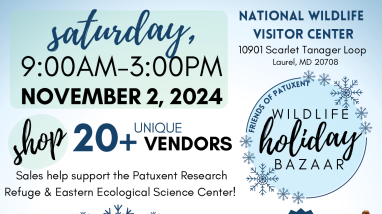 Friends of Patuxent Wildlife Holiday Bazaar - 2024 - flyer