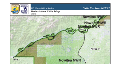 Nowitna National Wildlife Refuge: Map of Guide Use Area NOW 02