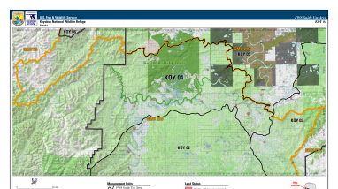 Koyukuk National Wildlife Refuge: Map of Guide Use Area KOY 04