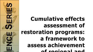 Cumulative effects assessment of restoration programs: a framework to assess achievement of regional and programmatic goals