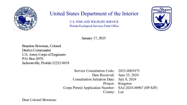 Unsigned 508 Compliant Kingston Biological Opinion