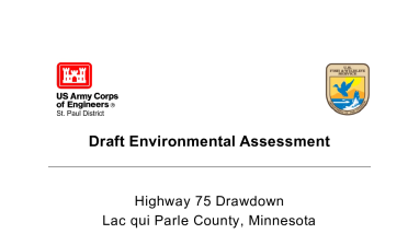 Draft Environmental Assessment: Highway 75 Drawdown