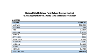 Annual Refuge Revenue Sharing Payment Summary by State and Local Government