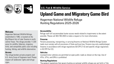 Upland Game and Migratory Game Bird Hunt